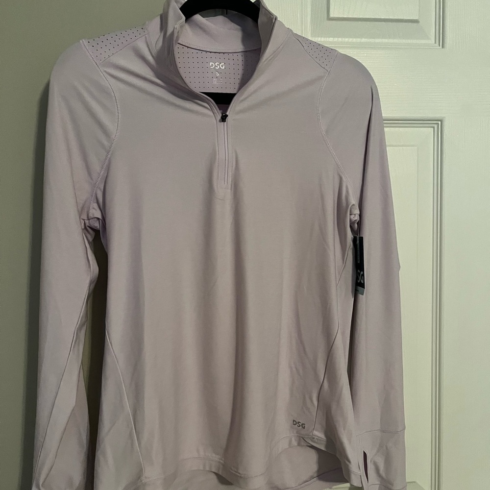 DSG Lavender Quarter-Zip Top